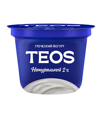Йогурт "Греческий" 2% 250г Натуральный 1/12